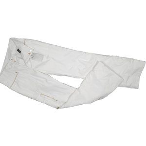 NEW BOGNER WOMENS SKI PANTS!  SIZE 6 LONG  29 x 32  OFF WHITE WITH GOLD HARDWARE